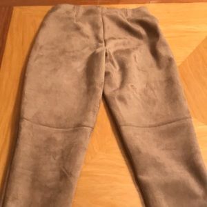 Suede like pants